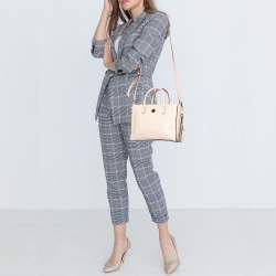 مملوكة مسبقًا حقيبة يد توتس توري برش روبنسون جلد بيج