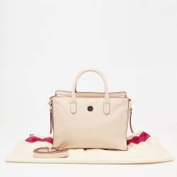 مملوكة مسبقًا حقيبة يد توتس توري برش روبنسون جلد بيج