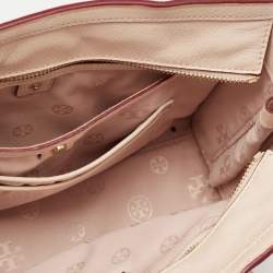 مملوكة مسبقًا حقيبة يد توتس توري برش روبنسون جلد بيج