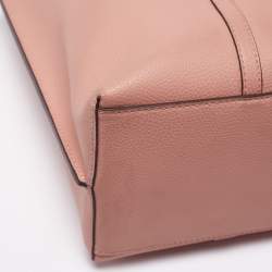 Tory Burch Pink Leather Perry Shopper Tote 