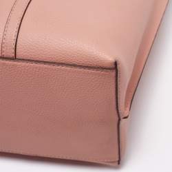 Tory Burch Pink Leather Perry Shopper Tote 