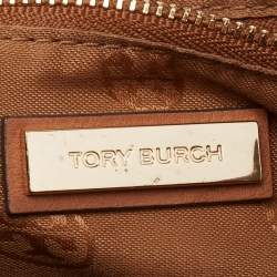 Pre Owned Tory Burch Brown Leather Tote