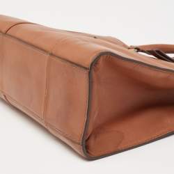 Pre Owned Tory Burch Brown Leather Tote