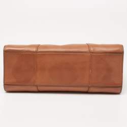 Pre Owned Tory Burch Brown Leather Tote