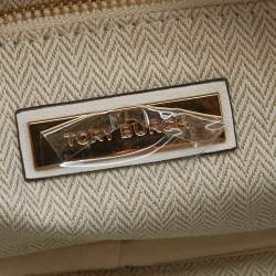 Pre Owned Tory Burch Multicolour Printed Quilted Leather Small Kira Camera Bag   