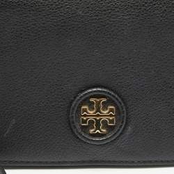 Pre Owned Tory Burch Black Leather Crossbody Bag