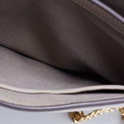 Pre Owned Tory Burch Grey Leather Chelsea Shoulder Bag