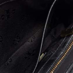 Pre Owned Tory Burch Black Leather Robinson Shoulder Bag