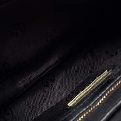 Pre Owned Tory Burch Black Leather Robinson Shoulder Bag