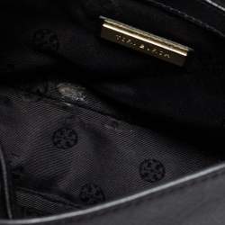 Pre Owned Tory Burch Black Leather Robinson Shoulder Bag