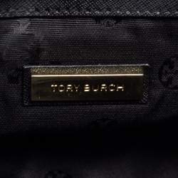 Pre Owned Tory Burch Black Leather Robinson Shoulder Bag