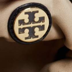 مملوكة مسبقًا Tory Burch Black Leather Mini Dena Shoulder Bag