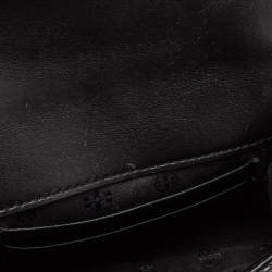 مملوكة مسبقًا حقيبة كتف توري برش فليمينغ كونفيرتيبل جلد مبطن أسود 