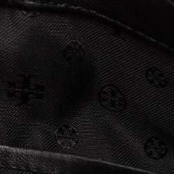 مملوكة مسبقًا حقيبة كتف توري برش فليمينغ كونفيرتيبل جلد مبطن أسود 