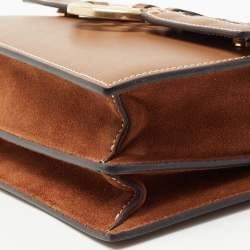 مملوكة مسبقًا Tory Burch Brown Leather Miller Shoulder Bag