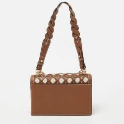 مملوكة مسبقًا Tory Burch Brown Leather Miller Shoulder Bag
