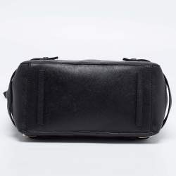 Pre Owned Tory Burch Black Leather Small Robinson Tote