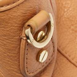 Pre Owned Tory Burch Beige Leather Amanda Tote