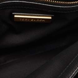 Pre Owned Tory Burch Black Saffiano Leather Kira Chain Bag
