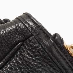 Pre Owned Tory Burch Black Leather Amanda Tote