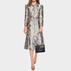 Pre Owned Tory Burch Black/White Leather Chelsea Flap Chain Shoulder Bag