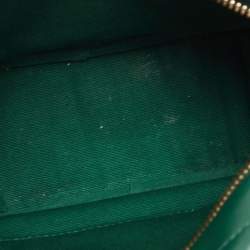 Pre Owned Tory Burch Green Leather Kira Camera Bag