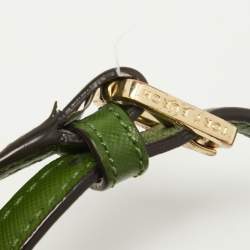 Pre Owned Tory Burch Green Wildstitch Quilted Leather Robinson Dome Satchel