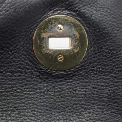 Pre Owned Tory Burch Black Leather Kira Flap Crossbody Bag