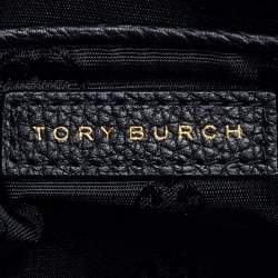 Pre Owned Tory Burch Black Leather Crossbody Bag