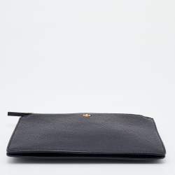 Pre Owned Tory Burch Black Leather Crossbody Bag