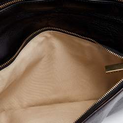 Pre Owned Tory Burch Black Leather Reva Flap Shoulder Bag