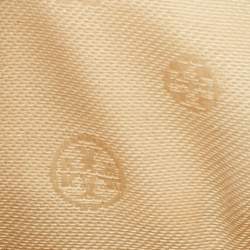 Tory Burch Gold Leather Mini Fleming Shoulder Bag