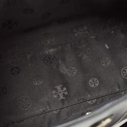 Pre Owned Tory Burch Black Leather Robinson Dome Satchel
