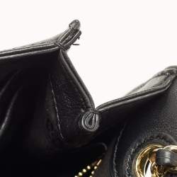 Pre Owned Tory Burch Black Quilted Leather Alexa Convertible Shoulder Bag