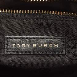 Pre Owned Tory Burch Black Quilted Leather Alexa Convertible Shoulder Bag