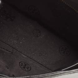 Pre Owned Tory Burch Black Quilted Leather Alexa Convertible Shoulder Bag