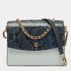 Tory burch snakeskin clearance crossbody