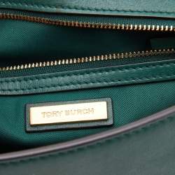 Tory Burch Green Leather Georgia Crossbody Bag