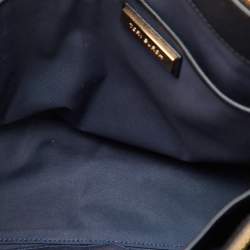 Pre Owned Tory Burch Black Leather Tote