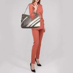 Pre Owned Tory Burch Multicolor Leather Alexa Hobo