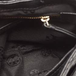 Pre Owned Tory Burch Black Quilted Leather Marion Crossbody Bag