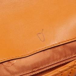 Pre Owned Tory Burch Tan Leather Fleming Shoulder Bag