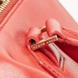 Pre Owned Tory Burch Red Leather Robinson Middy Satchel