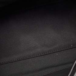 Pre Owned Tory Burch Black Glossy Leather Juliette Top Handle Bag