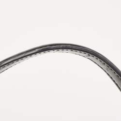 Pre Owned Tory Burch Black Glossy Leather Juliette Top Handle Bag