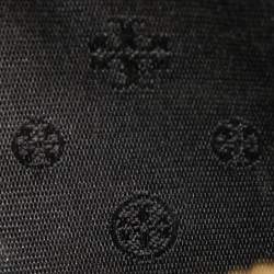 Pre Owned Tory Burch Black Leather Britten Crossbody Bag