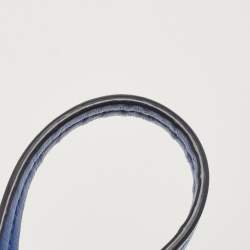 Pre Owned Tory Burch Blue Leather Robinson Convertible Shoulder Bag