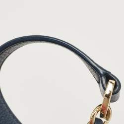 Pre Owned Tory Burch Navy Blue Quilted Leather Bryant Shoulder Bag