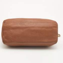 Pre Owned Tory Burch Brown Leather Marion Tote