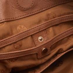 Pre Owned Tory Burch Brown Leather Marion Tote